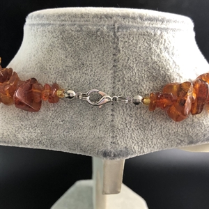 Бусы из природного коньячного янтаря 51 см , СССР, 1980-е гг. 001535 - фото 1777