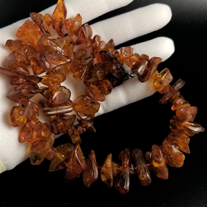 Бусы из природного коньячного янтаря 51 см , СССР, 1980-е гг. 001535 - фото 1780