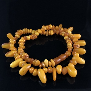 Бусы из природного королевского балтийского янтаря, 56 см , Калининград, СССР, 1980-е гг. 001486 - фото 1782