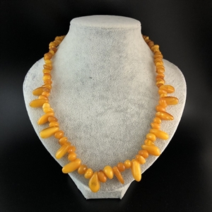 Бусы из природного королевского балтийского янтаря, 56 см , Калининград, СССР, 1980-е гг. 001486 - фото 1784