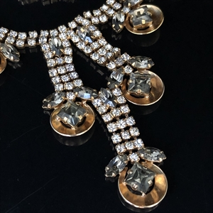 Чешское колье и клипсы, 1980-е гг. 001242 - фото 18208