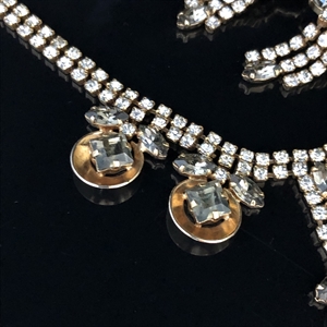 Чешское колье и клипсы, 1980-е гг. 001242 - фото 18209