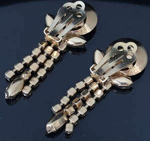 Чешское колье и клипсы, 1980-е гг. 001242 - фото 18219