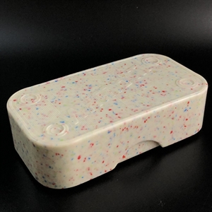 Шашки (зеленые и белые), карболит, СССР, 1980-е гг. 001783 - фото 18889