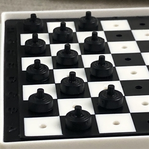 Шашки «Ленинград», пластик, СССР, 1980-е гг. 000882 - фото 19069