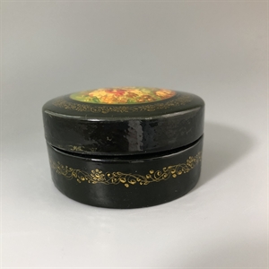 Шкатулка «Сказка», Мстера, папье-маше, СССР, 1980-е гг. 001197 - фото 19583