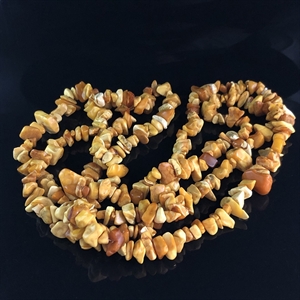 Янтарные бусы, 138 см, СССР, 1980-е гг. 001603 - фото 19774