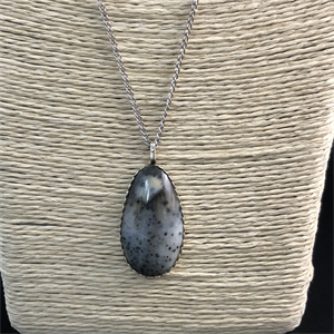 Подвеска из мохового агата «Фантазия», Россия , 2000-е гг. 001835 - фото 20674