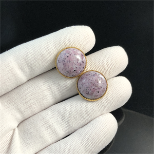 Чешские запонки с художественным стеклом, 1970-е гг. 001829 - фото 20824