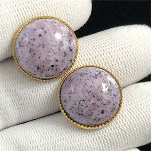 Чешские запонки с художественным стеклом, 1970-е гг. 001829 - фото 20825