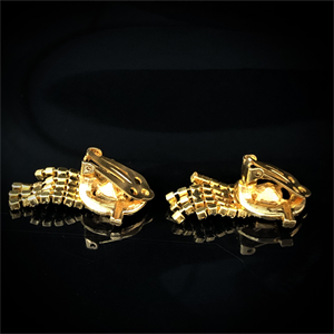 Чешские клипсы «Гранат», ЧССР, 1980-е гг. 001871 - фото 20832