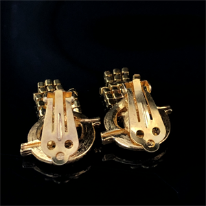 Чешские клипсы «Гранат», ЧССР, 1980-е гг. 001871 - фото 20833