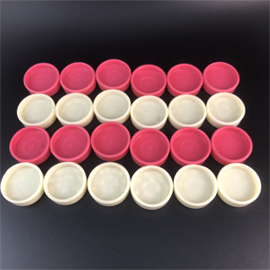 Шашки (розовые и белые), карболит, СССР, 1980-е гг. 001867 - фото 20875