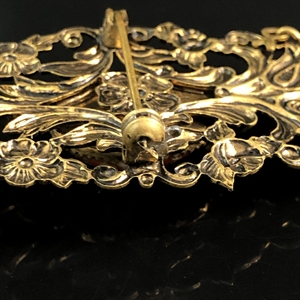 Чешская брошь с подвесками , 1970-е гг. 001887 - фото 21015