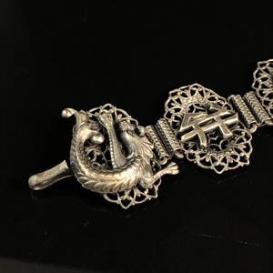 Винтажный чешский браслет, 1970е гг 001890 - фото 21051