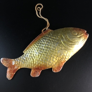 Советская ёлочная игрушка «Рыбка», объёмный картонаж, СССР, 1950-е гг. 001893 - фото 21104