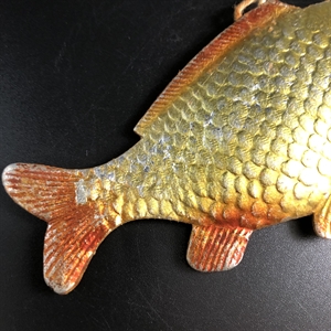 Советская ёлочная игрушка «Рыбка», объёмный картонаж, СССР, 1950-е гг. 001893 - фото 21107