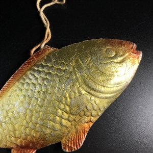 Советская ёлочная игрушка «Рыбка», объёмный картонаж, СССР, 1950-е гг. 001893 - фото 21108