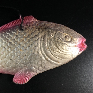 Советская ёлочная игрушка «Рыбка», объёмный картонаж, СССР, 1950-е гг. 001894 - фото 21122