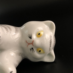 Статуэтка «Котёнок», Вербилки, фарфор, СССР, 1970-е гг. 001903 - фото 21273