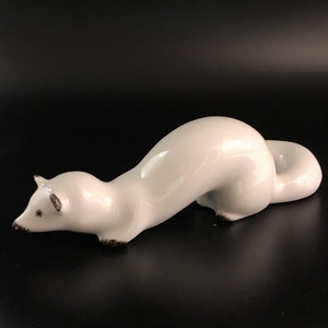 Статуэтка «Ласка», ЗХК Полонне, СССР, 1970-е гг. 001904 - фото 21281