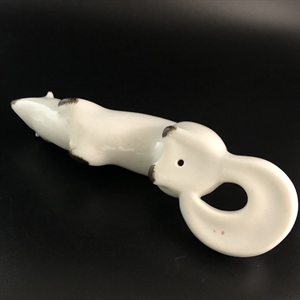 Статуэтка «Ласка», ЗХК Полонне, СССР, 1970-е гг. 001904 - фото 21284