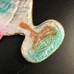 Советская ёлочная игрушка «Петушок», объёмный картонаж, СССР, 1950-е гг. 001912 - фото 21554