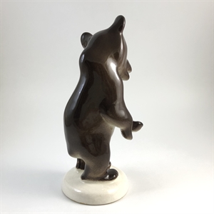 Статуэтка «Медвежонок бурый стоящий», ЛФЗ, фарфор, СССР, 1960-е гг. 001917 - фото 21643