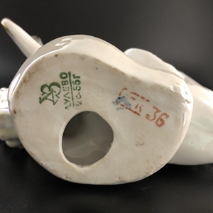 Статуэтка «Карп», Дулёво, фарфор, СССР, 1955-й г. 001921 - фото 21710