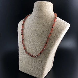 Чокер из антикварного природного рубленого коралла 001929 - фото 21799