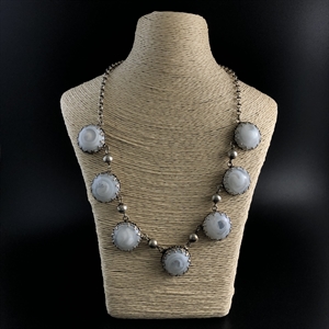 Колье со вставками из художественного стекла, Франция, 1960-е гг. 001930 - фото 21827