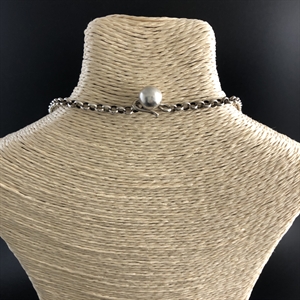 Колье со вставками из художественного стекла, Франция, 1960-е гг. 001930 - фото 21829