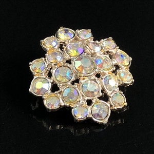 Винтажная чешская брошь «Aurora Borealis», 1970-е гг. 001936 - фото 21920