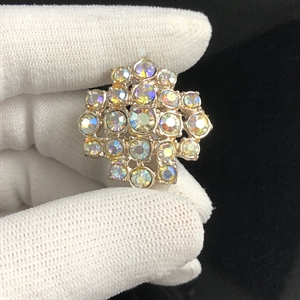 Винтажная чешская брошь «Aurora Borealis», 1970-е гг. 001936 - фото 21925