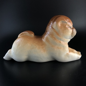 Статуэтка «Чау-Чау», СССР, ЛФЗ, фарфор, 1970-е гг. 001937 - фото 21932