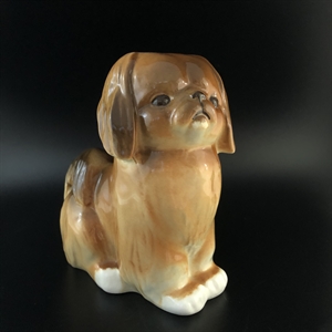 Статуэтка «Пекинес», фарфор, ЛФЗ, СССР, 1970-е гг. 001943 - фото 22036