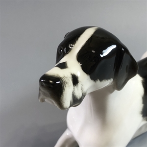 Статуэтка «Пойнтер», фарфор, ЛФЗ, СССР, 1970-е гг. 001953 - фото 22210