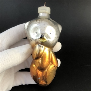 Советская ёлочная игрушка «Медвежонок», СССР 001972 - фото 22521