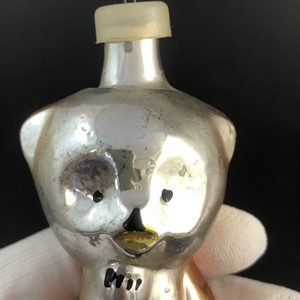 Советская ёлочная игрушка «Медвежонок», СССР 001974 - фото 22555