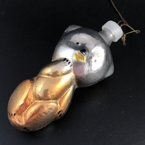 Советская ёлочная игрушка «Медвежонок», СССР 001975 - фото 22571