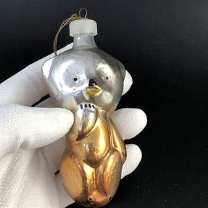 Советская ёлочная игрушка «Медвежонок», СССР 001975 - фото 22580