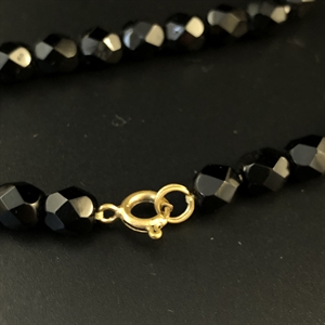 Чешские бусы с покрытием Aurora Borealis, 55 см, 1970-е гг. 001979 - фото 22645