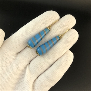 Серьги «Капля», Чехословакия, 1960-е гг. 001992 - фото 22849