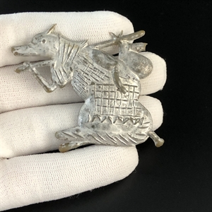 Советская ёлочная игрушка «Лиса», пластик, СССР, 1970-е гг. 001993 - фото 22863