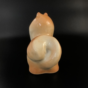 Статуэтка ЛФЗ «Шпиц», фарфор, СССР, 1960-е гг. 002001 - фото 23046