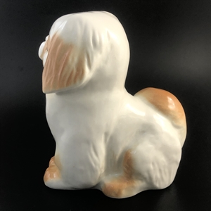 Статуэтка «Пекинес», фарфор, ЛФЗ, СССР, 1970-е гг. 002008 - фото 23148
