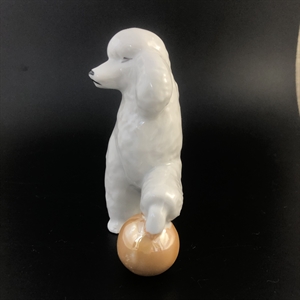 Статуэтка «Пудель», Дулево, фарфор, Россия, 1993 г. 002009 - фото 23165
