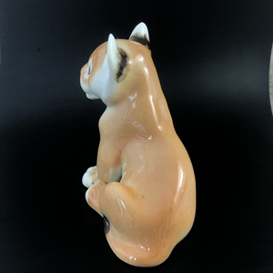 Статуэтка «Львенок», фарфор, СССР, ЛФЗ, 1980-е гг. 002011 - фото 23185