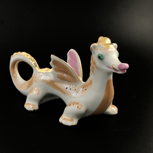 Статуэтка «Дракон», Дулёво, фарфор, СССР, 1987 г. 002018 - фото 23327