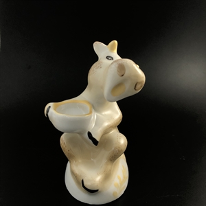 Статуэтка «Поющая корова», Дулёво, фарфор, Россия, 1996 год 002019 - фото 23340